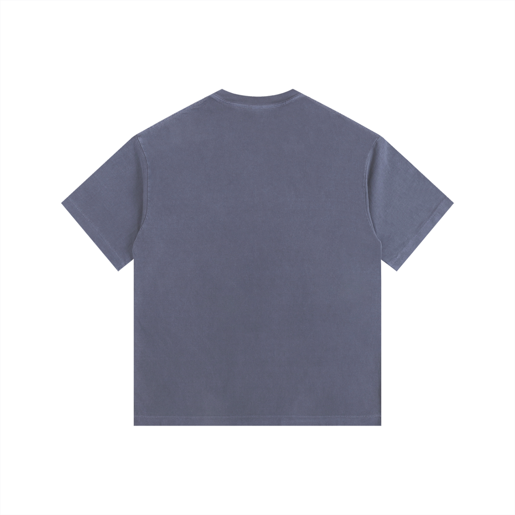 Vintage Washed Oversized Cotton Logo T-Shirt