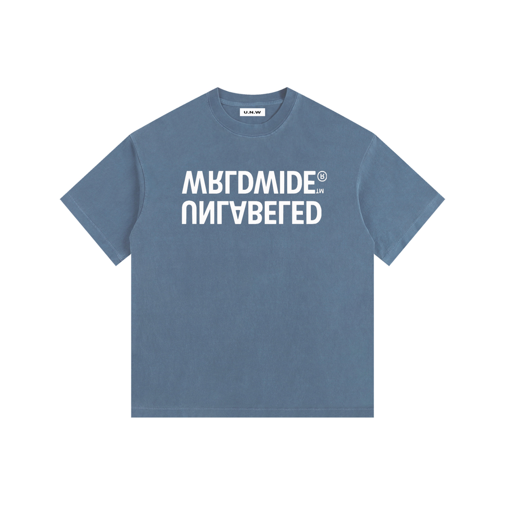 Vintage Washed Oversized Cotton Logo T-Shirt